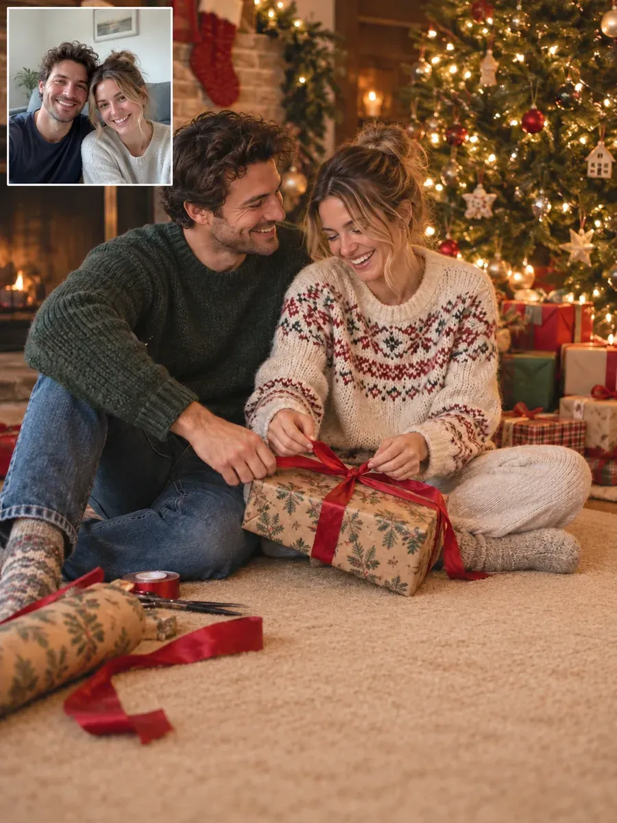 Christmas card prompt result: Film Grain Candid